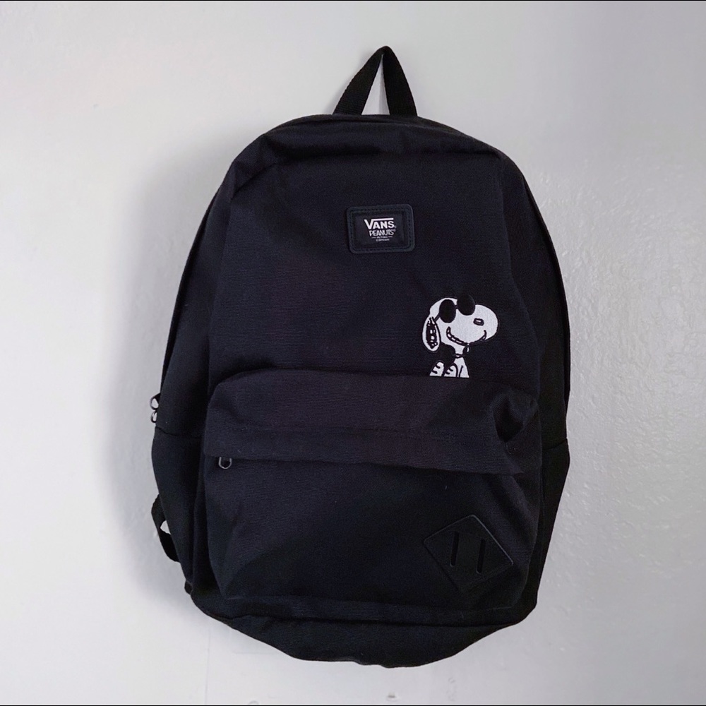 Vans x Peanuts collaboration Snoopy backpack